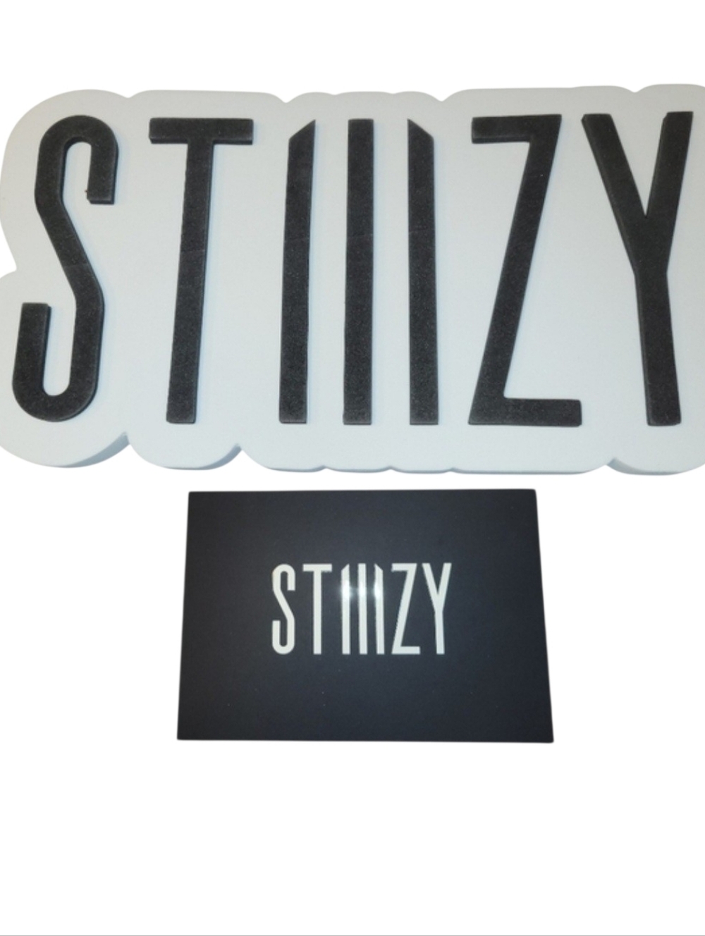 NEW STIIIZY Foam Logo Cutout Wall Decor 12" x 7" – Rare Display Piece